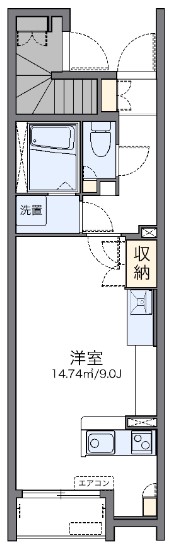 レオネクストボヌールＨの間取り