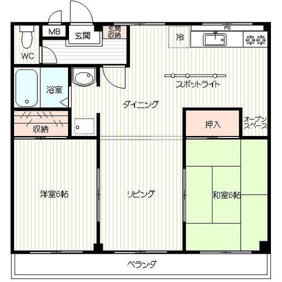 サンリバーの間取り