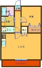 プラウド北小路弐番館の間取り