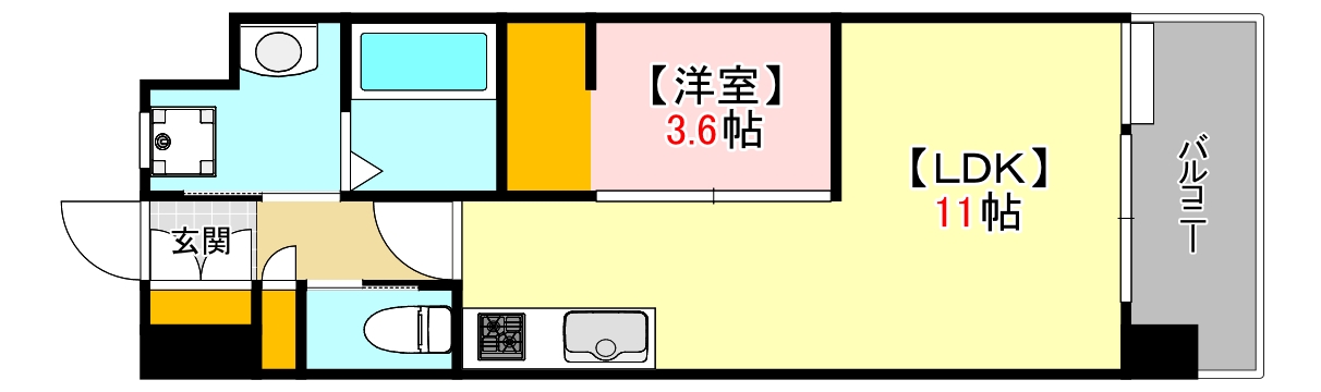 桜橋パークの間取り