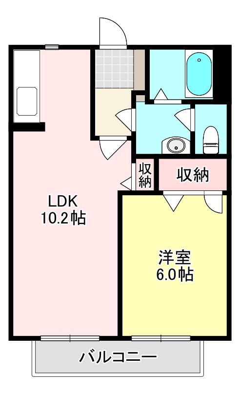 【ウイングスサプライIIの間取り】