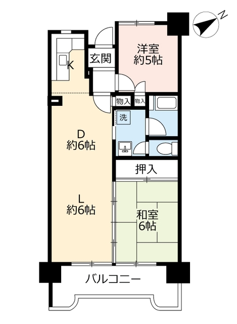 ＵＲ栄町の間取り