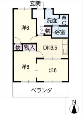 エクセリーヌＫ－IIの間取り