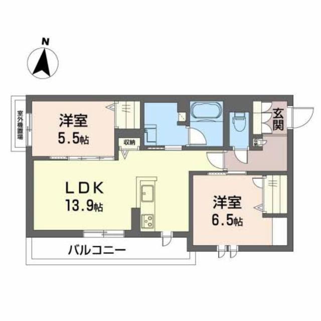 シャーメゾン　セレジェイラの間取り