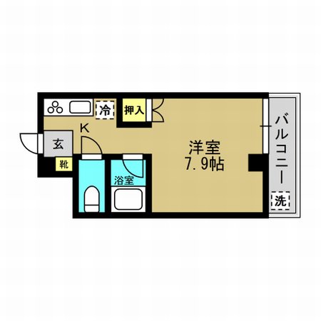 ラフィーネ新照院の間取り