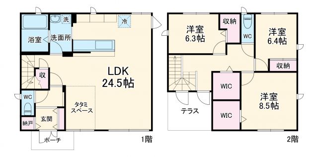 清洲戸建の間取り