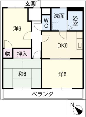 リヴェールフジの間取り