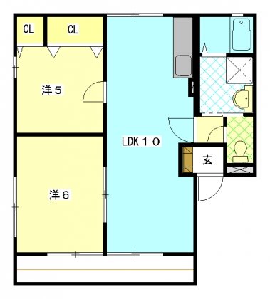 エスポワールＳの間取り