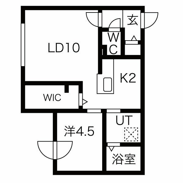 Bellagio　tsukisamuの間取り