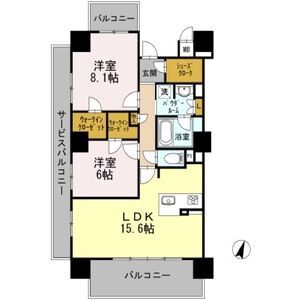 【名古屋市中村区平池町のマンションの間取り】