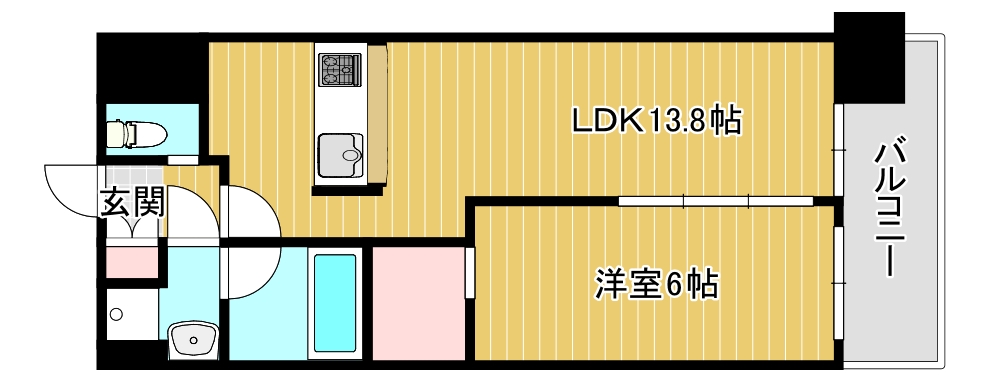 グランカーサ難波元町の間取り