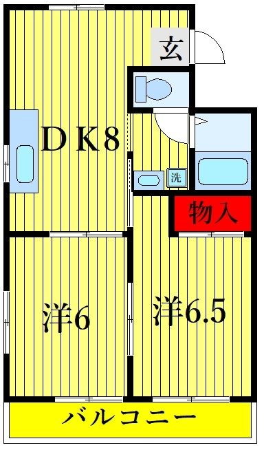 第一中昭ロイヤルマンションの間取り