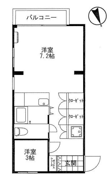 メゾン阿貴の間取り