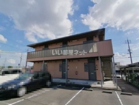 倉敷市青江のアパートの建物外観