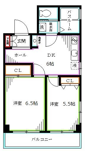 杉並区堀ノ内のマンションの間取り