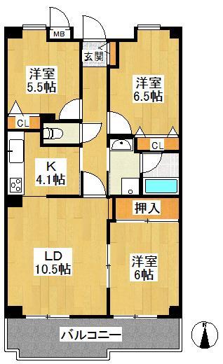 【ゴールドクレストの間取り】