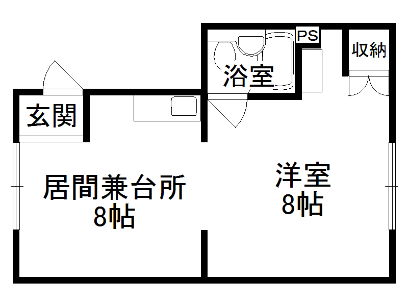 ひまわり荘IIの間取り