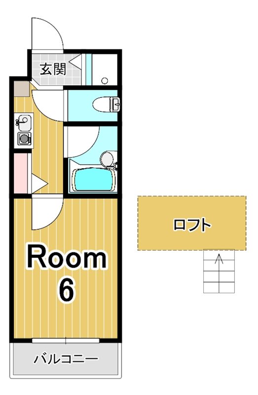 大津市大萱のマンションの間取り