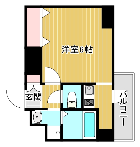 スプランディッド難波元町DUEの間取り