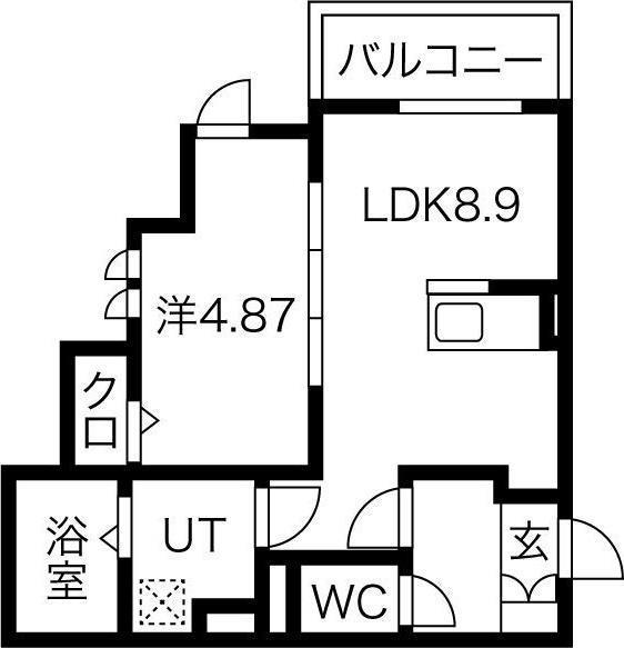 ル　シエル　クレール　サクラの間取り