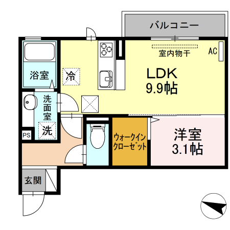 ディアコートの間取り