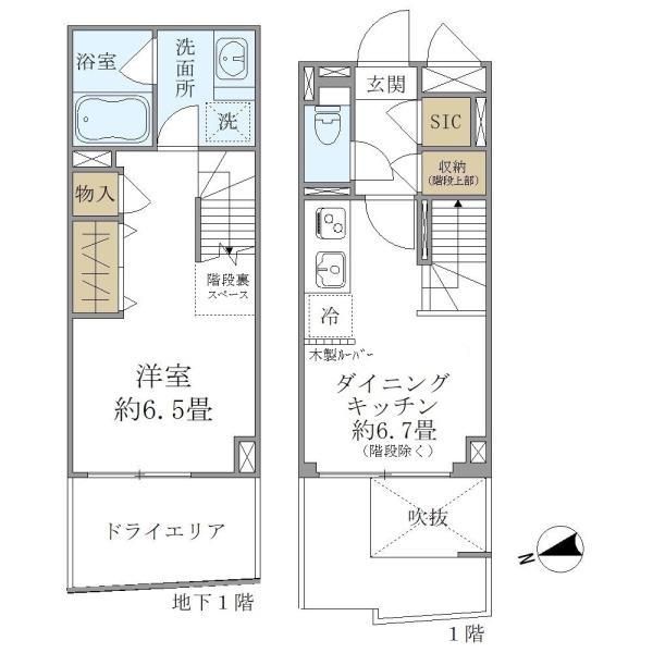 T’s SQUARE KAGURAZAKAの間取り