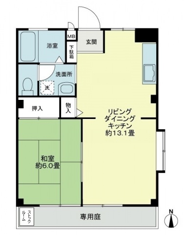 【フォブール円座IIの間取り】