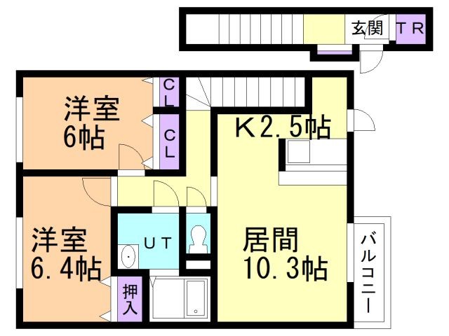 キルシェ青葉Iの間取り