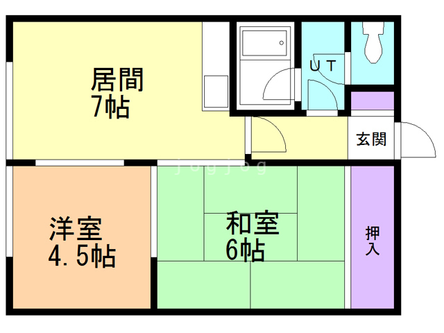 エンゼルハイツ東光の間取り