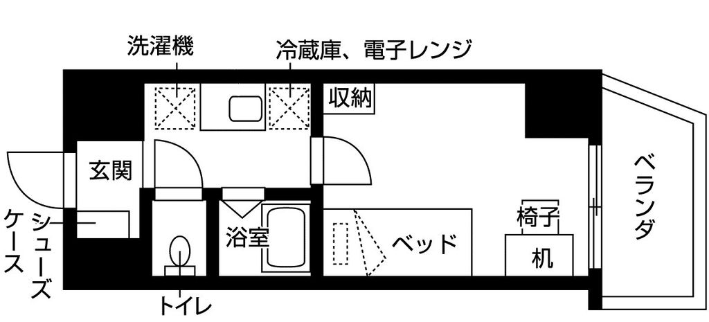 インコントラーレ神戸港島の間取り