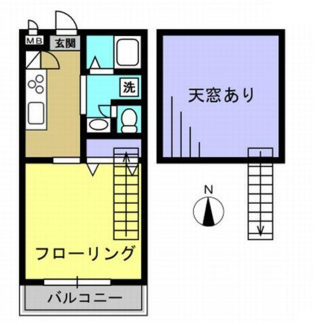 【練馬区中村南のマンションの間取り】