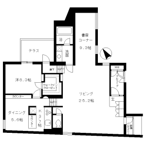 VISCONTI覚王山の間取り写真