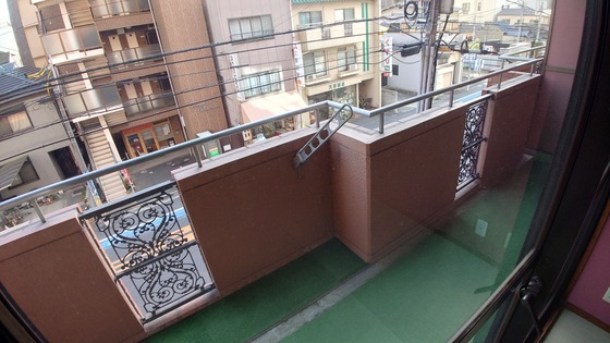 バルコニー　他号室のお写真です
