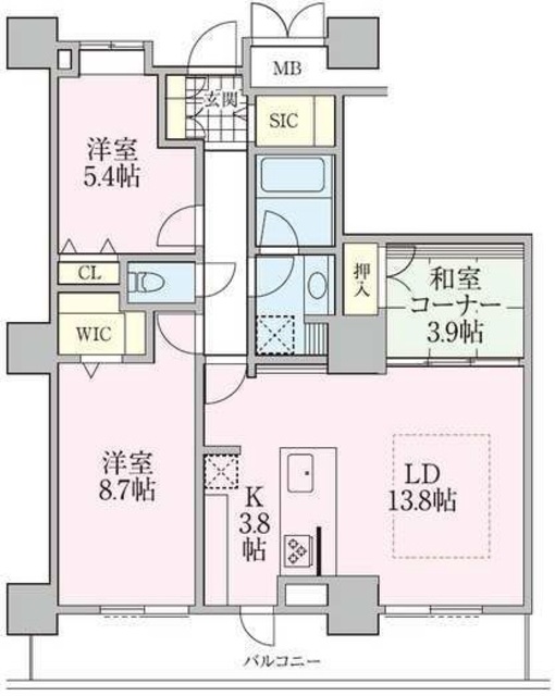 ロイヤルパークスタワー南千住の間取り