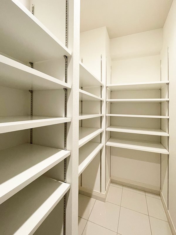 収納　たっぷりとした収納スペースです♪