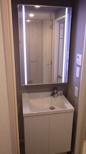 洗面設備　洗面所　※同タイプ（201号室）の写真