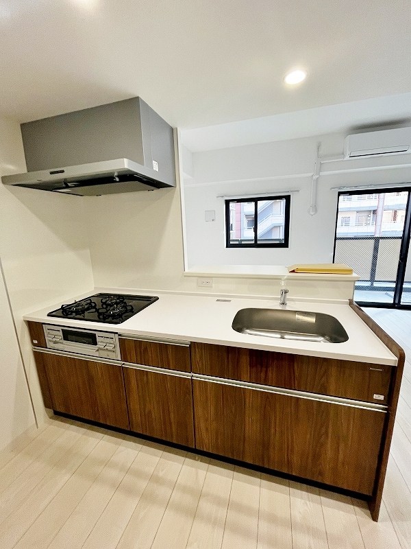 キッチン　★システムキッチングリル付き/3口コンロ★