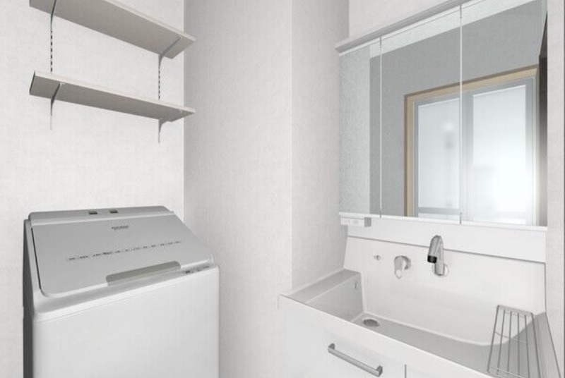 洗面設備　図面と現状に相違がある場合には現状を優先