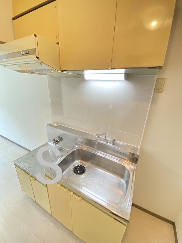 キッチン　２口ガスコンロ設置可