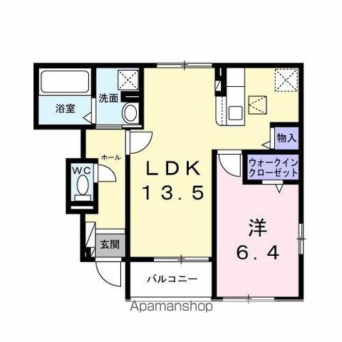 ＪＲ横浜線 橋本駅 徒歩4分 2階建 築1年の間取り写真