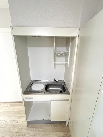 キッチン　キッチン付きなので自炊も楽しんでいただけます！