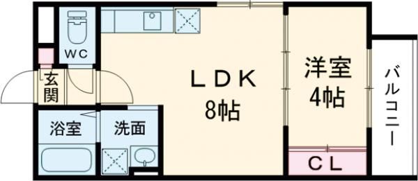 TIO岸和田の間取り写真