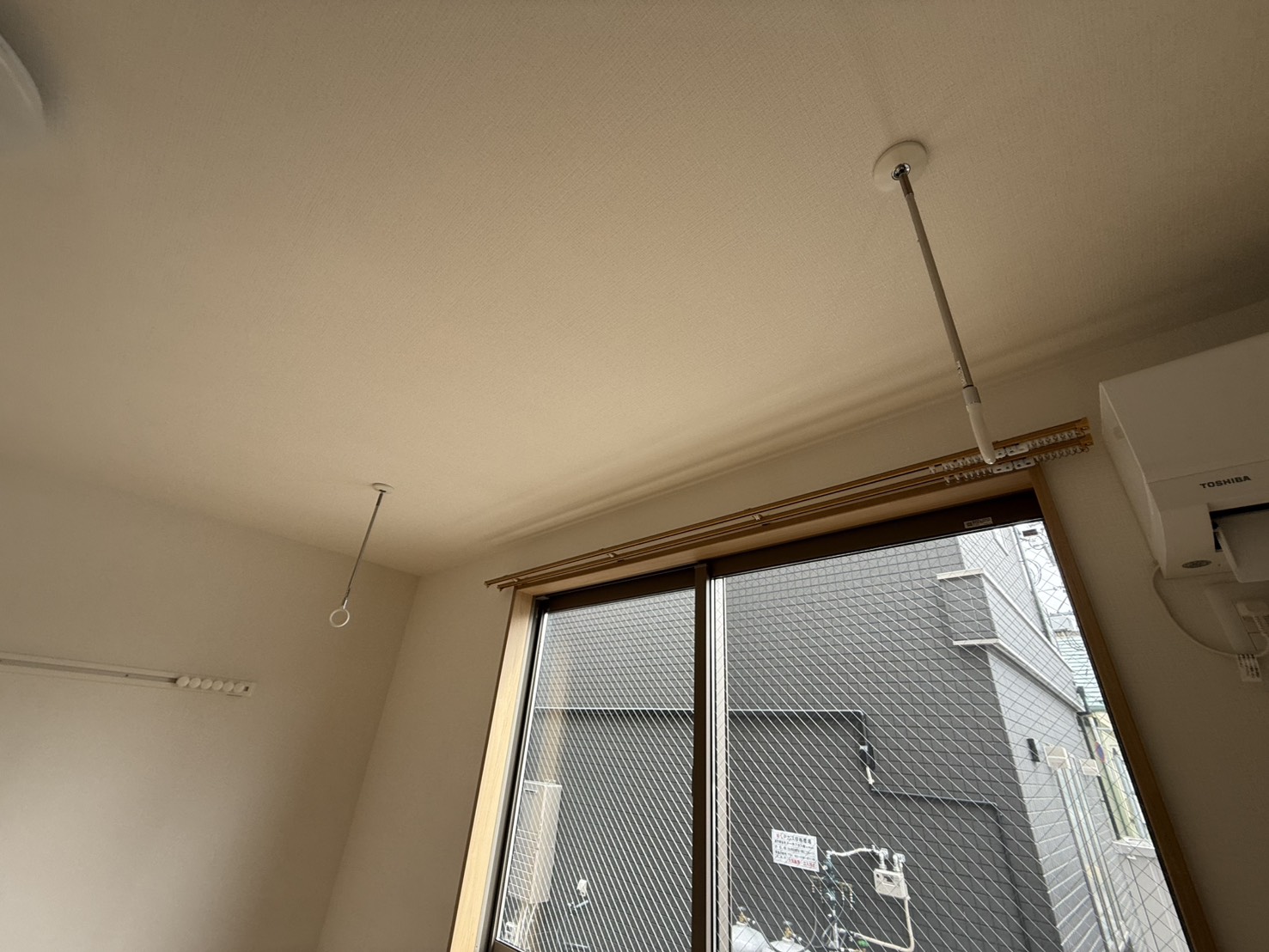 眺望　室内物干し機あり