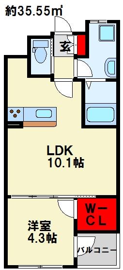 アヴニール吉志の間取り写真