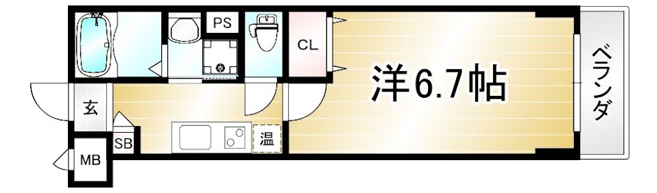 プランドールSHINWAの間取り写真