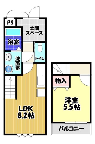 スリーハーブズ狭山1番館の間取り写真