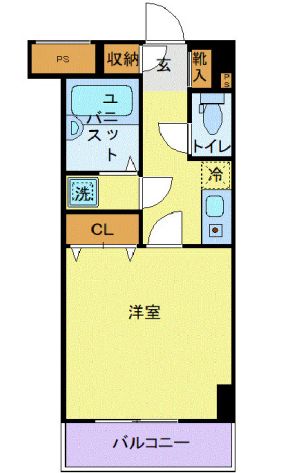 都営大江戸線 本郷三丁目駅 徒歩5分 15階建 築24年の間取り写真