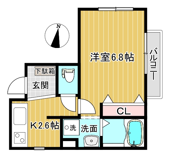 メゾンヒロセの間取り写真