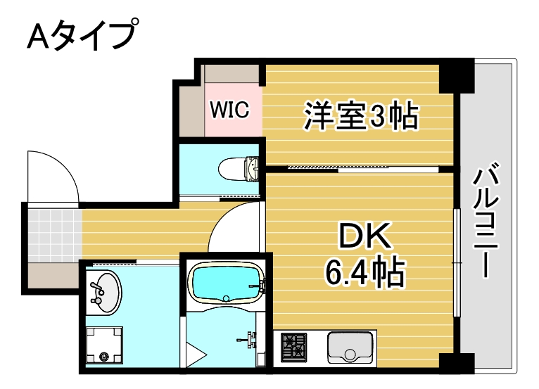 【エセリアル清水丘の間取り】