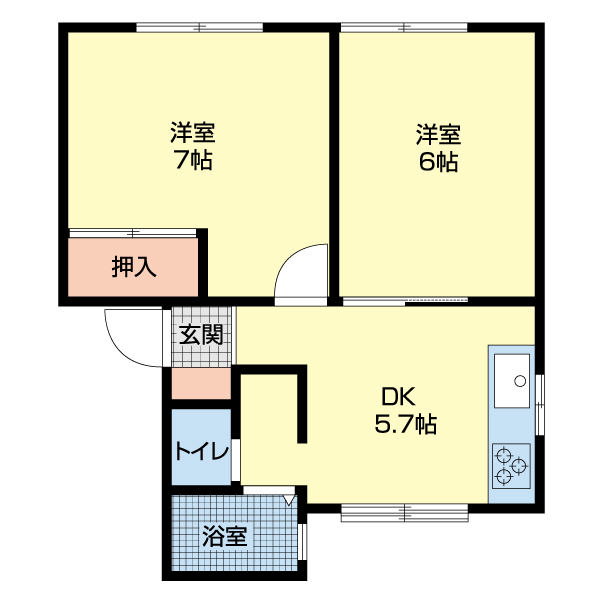 セントレージ輝の間取り